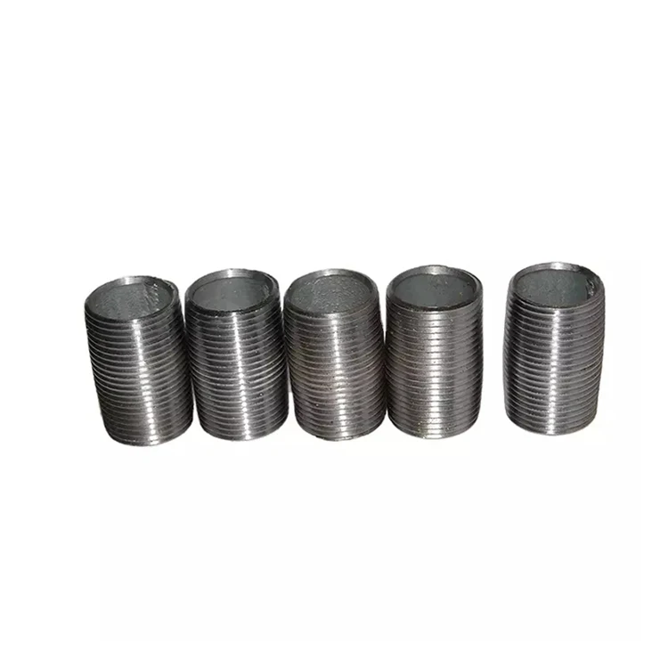Factory Wholesale Custom Both Equal Threaded Stainless Steel Pipe Nipples