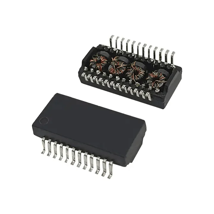 Free Sample Gigabit Network Filter Ethernet Isolation Magnetic Circuit SMD DIP Toroidal Electric LAN Transformer Module for PCBA