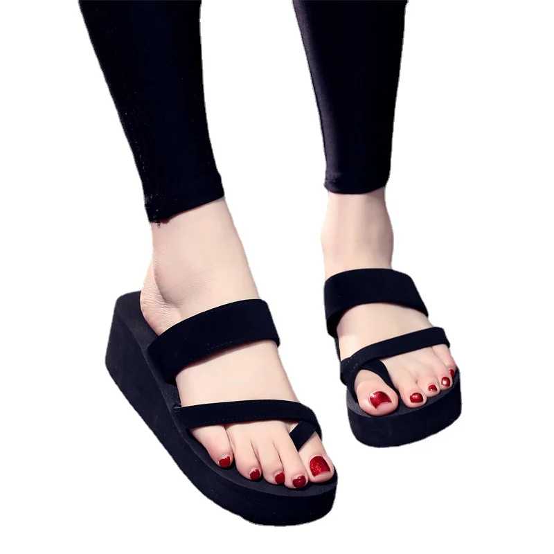 Летние домашние Шлепанцы из пенопласта Taobao женские удобные сандалии на плоской подошве Повседневная пляжная обувь