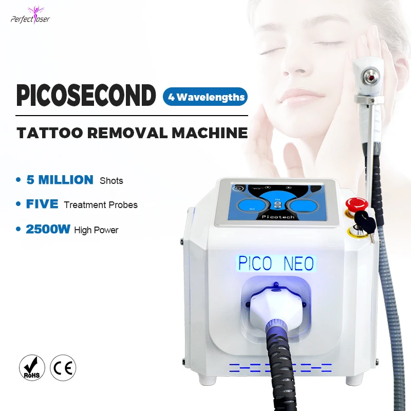 4 wavelengths qswitch ndyag q switched nd yag laser machine price tattoo removal carbo freckle device