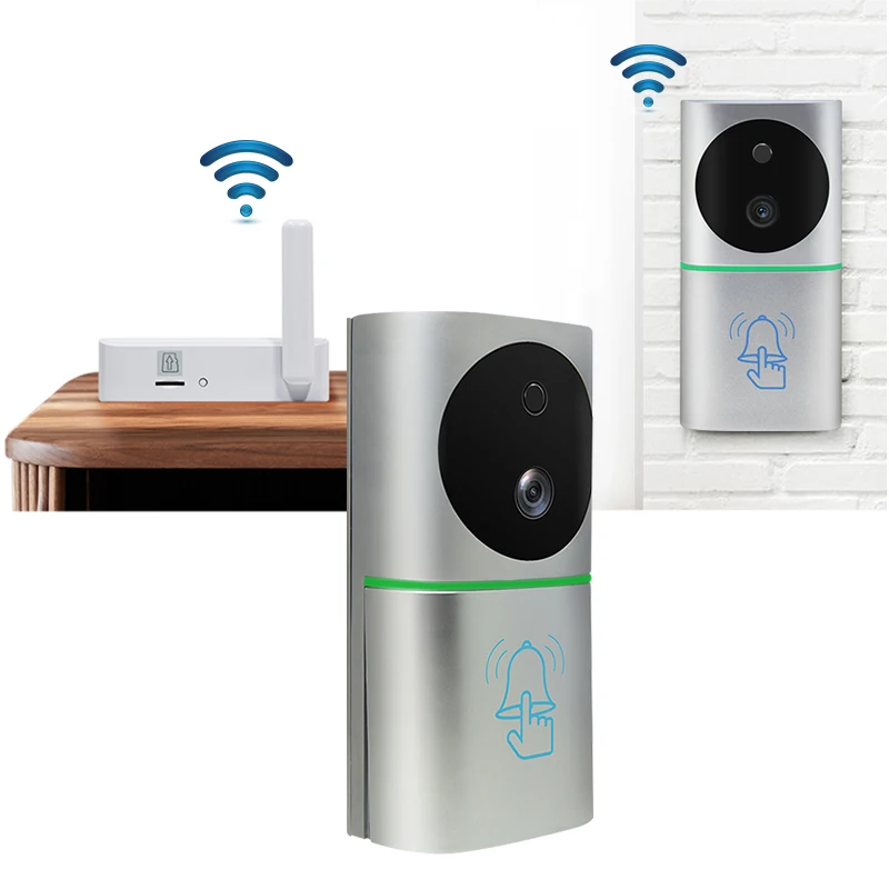Intelligent Wireless Wi-Fi Doorbell Home Alarm Doorbell Remote Smart Door Bell Chime EU UK US AU Plug Optional