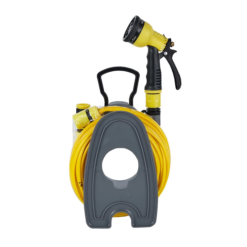New Hot Items Multipurpose Water Wall Mounted Garden Hose Set With Water Gun Set