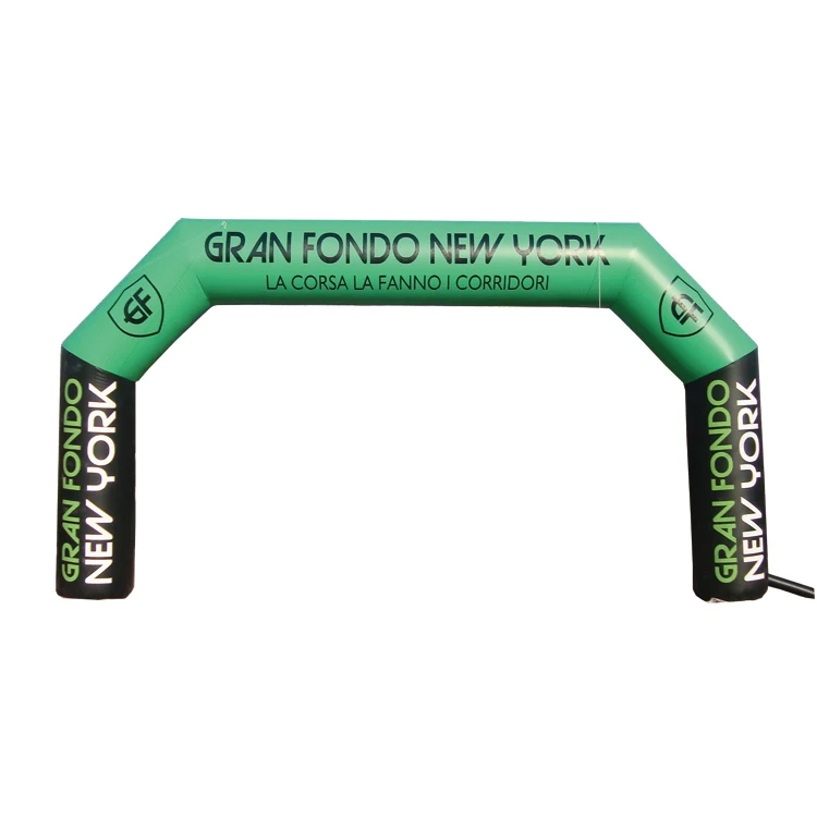China original factory cheap price outdoor advertising christmas event LED light inflatable entrance arch door for decoration