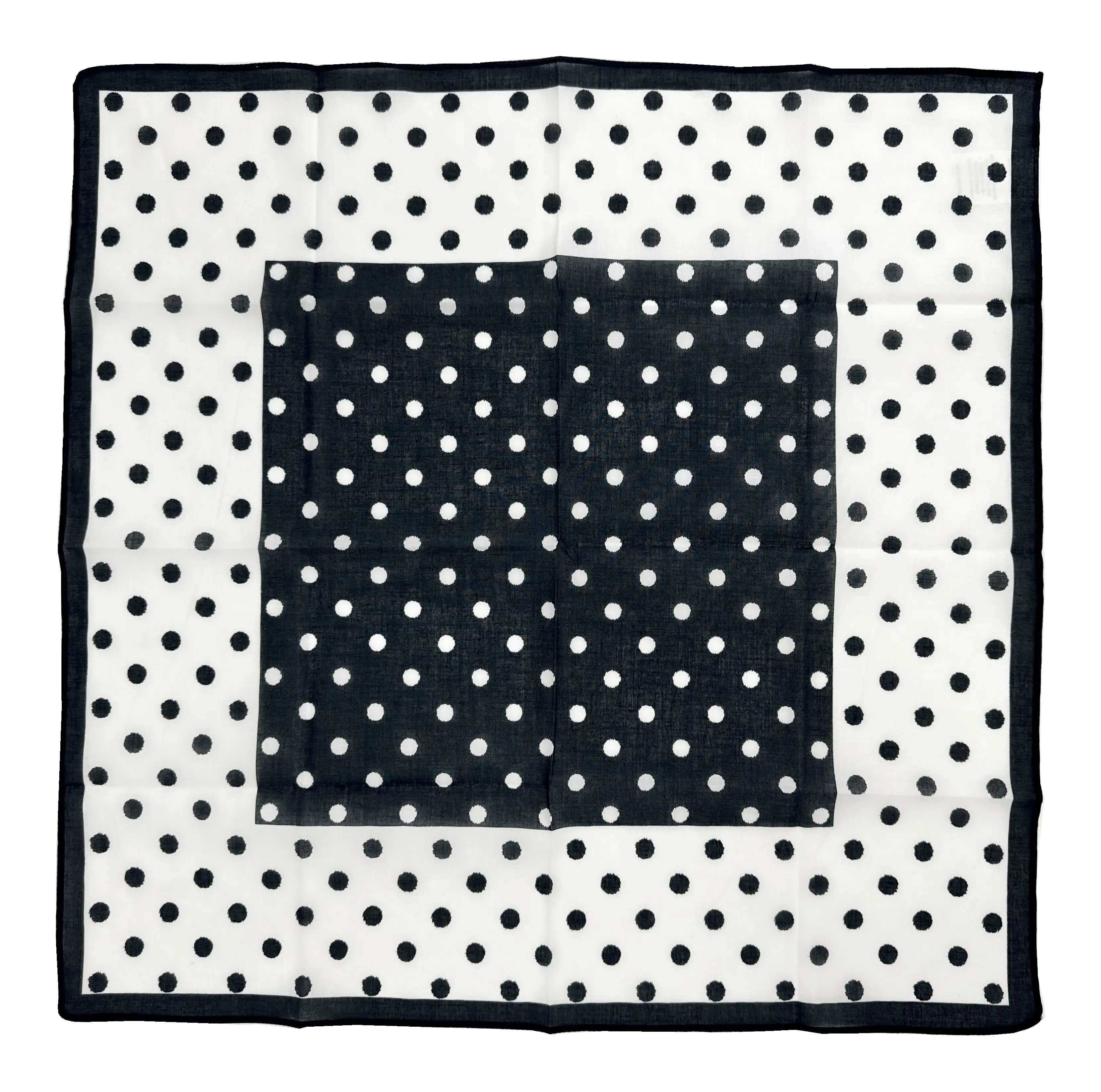 Bandana Wave point scarf square scarves Custom bandanas design printed cotton scarf Summer Neck Head hair girl boy Woman men