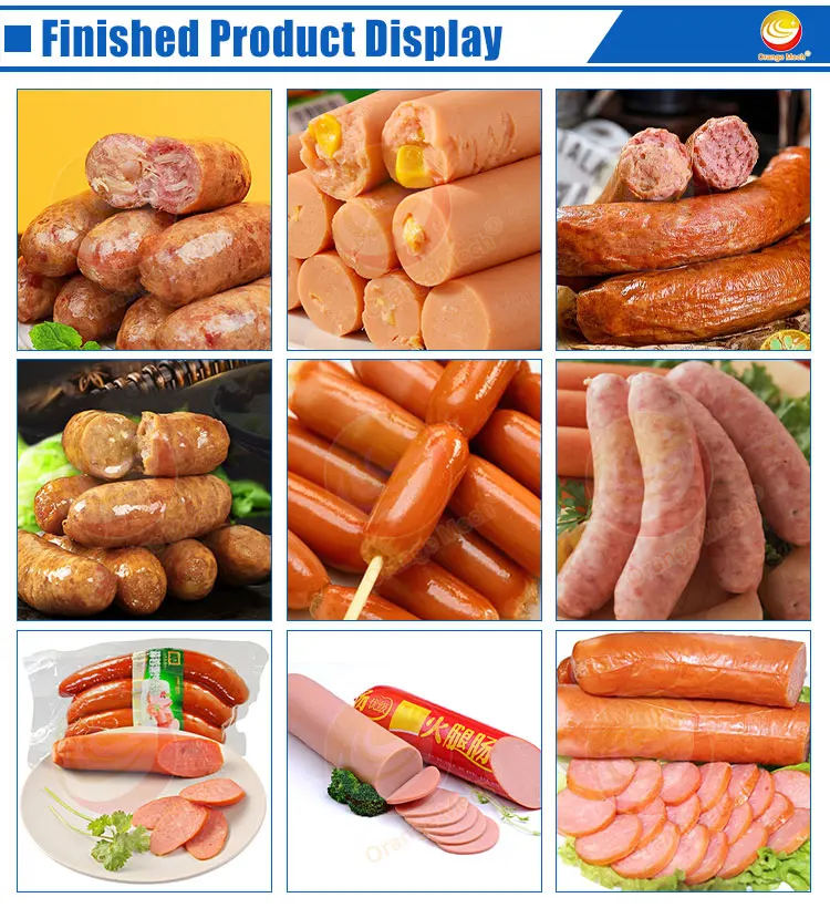 Automatic Commercial Vacuum Sausage industrial commercial Meat product making machine sausage stuffer with twisting function