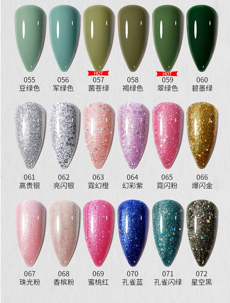 7.5ML  Customs Logo Wholesales no Wip Top Base Coat Uv Nail Gel Polish O.P Nail Polish