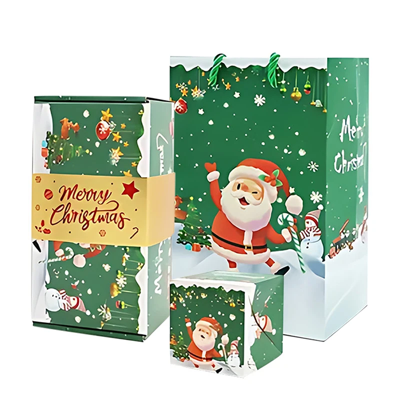 2024 New Christmas Gift Box Surprise Gift Explosion Box with Confetti Pop Up Money Gift Box for Cash