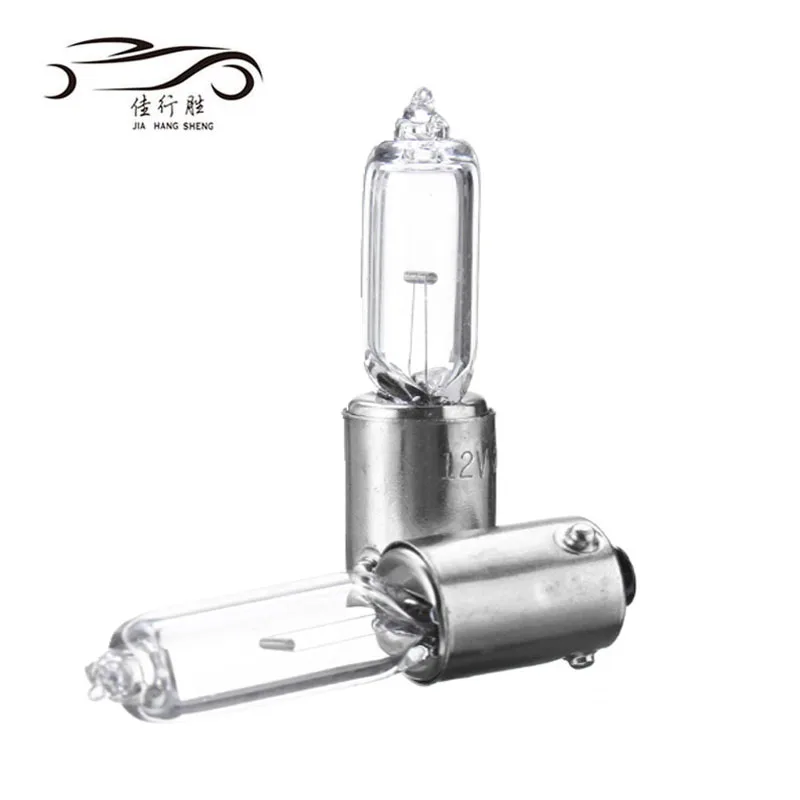 12V 5W Halogen Auto Parking Light BA9S Instrument Lights Battery Car Bulbs Clear Glass W7 W10 Light White 6000k