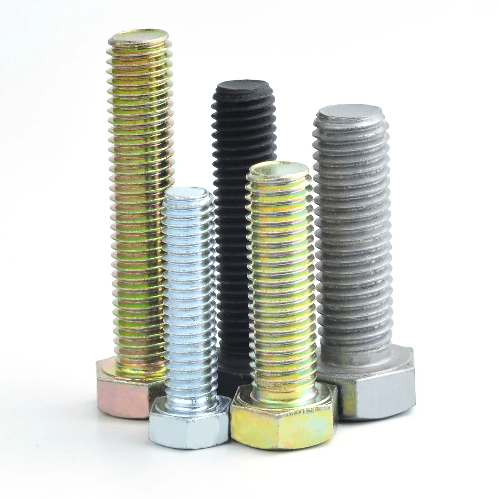 Carbon Steel Fasteners Imperial DIN933 Hex Bolts High Quality Thread Bolts Manufacturer