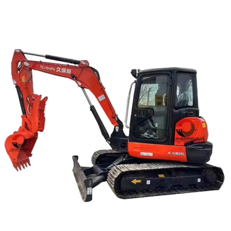 Second-hand Kubota Kx165  Kx cavadora Digital 6tons Mini Used Kubota 165 Excavator
