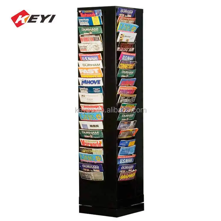 Professional Custom Rotatable Bookmark Retail Display / Bookmark Display Stand