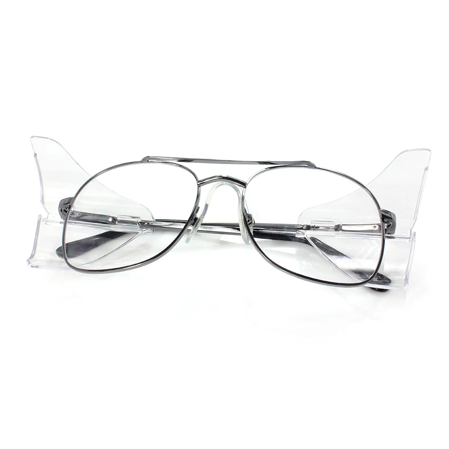 Metal Frame High Impact Vented Side Shield Safety Glasses Transparent Scratch Resistance Personal Eyewear