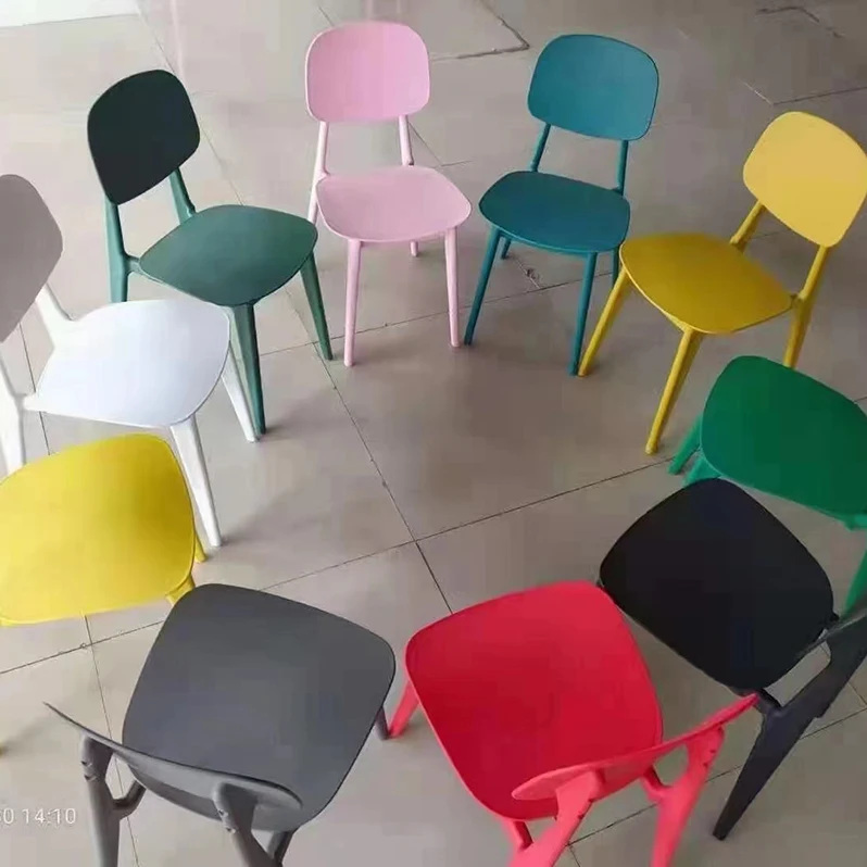 Garden candy PP popular stackable wholesale restaurant balcony plastic dining chair
