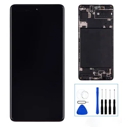 Замена для Samsung Galaxy A71 A715 A715F SM-A715F/DS сенсорный экран полный комплект аналого-цифрового преобразователя ЖК-дисплей в сборе с