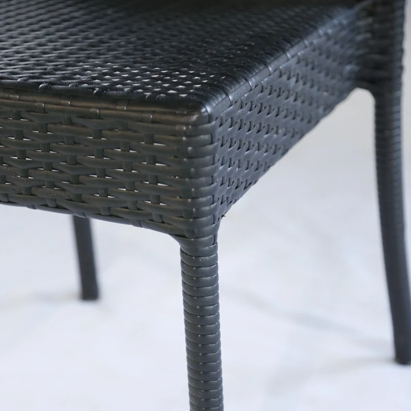 Natural PE Rattan Garden Table Chair Sets patio dinning set round outdoor furniture