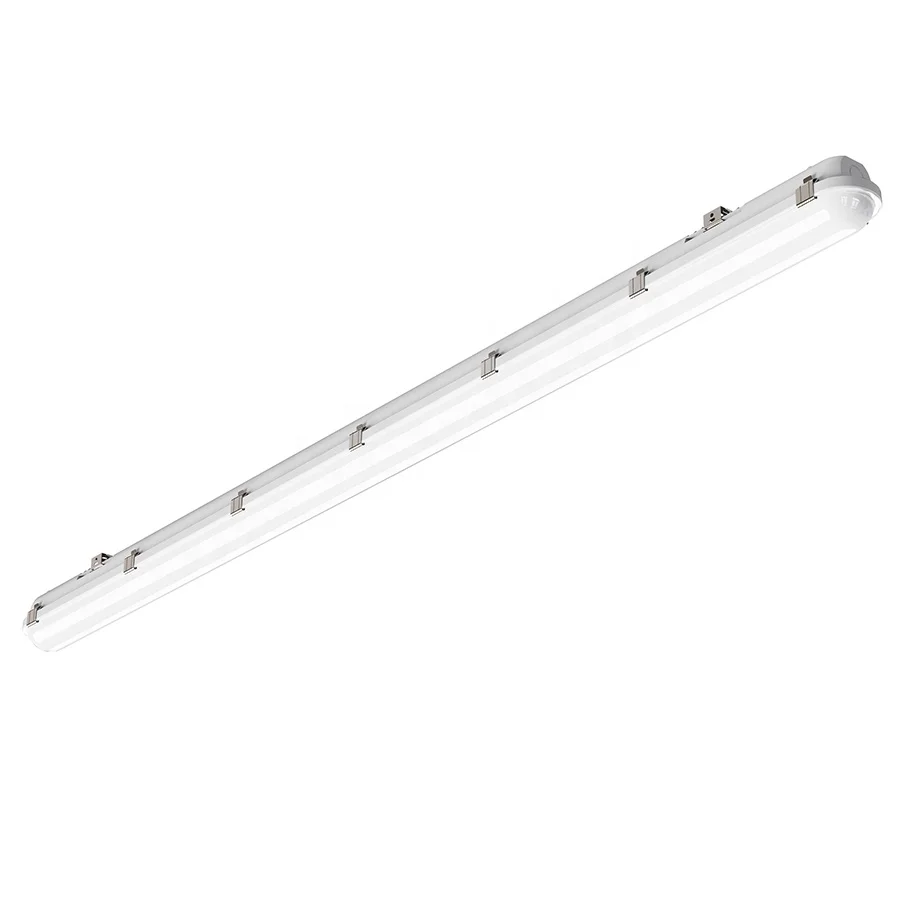 Outdoor Vapor Proof Lighting 18W 36W 50W 2FT 4FT White Milky Lens Clear Ceiling Hanging Lamp LED Tri-proof Light