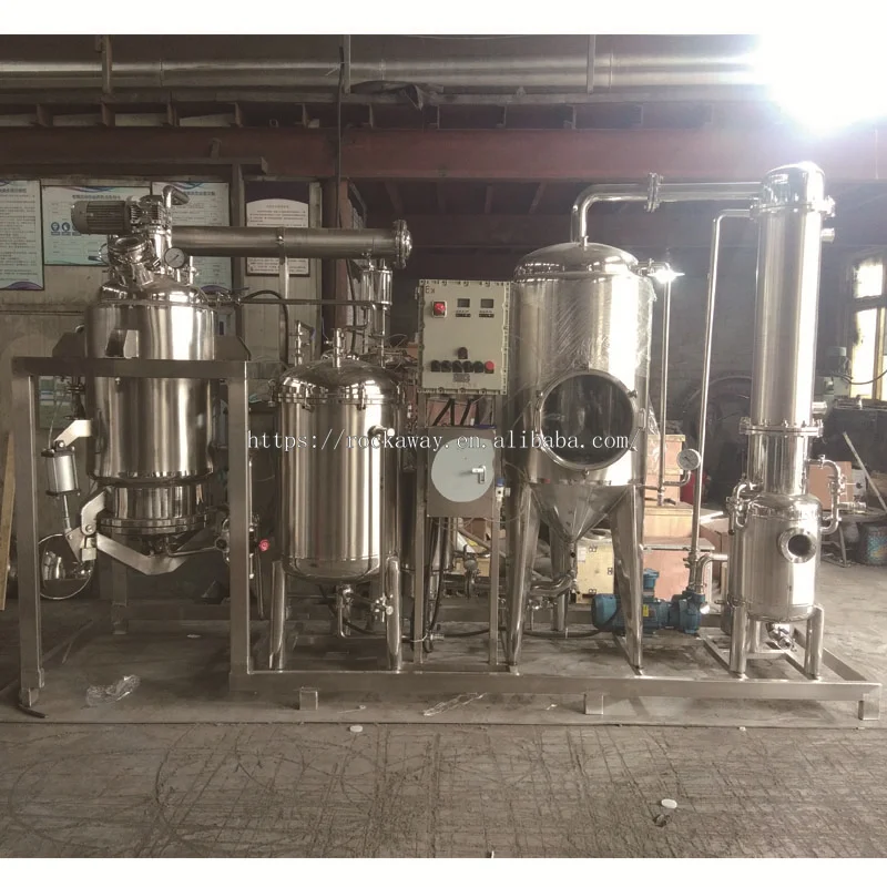 Multifunctional small Chinese herbal medicine extraction and concentration unit