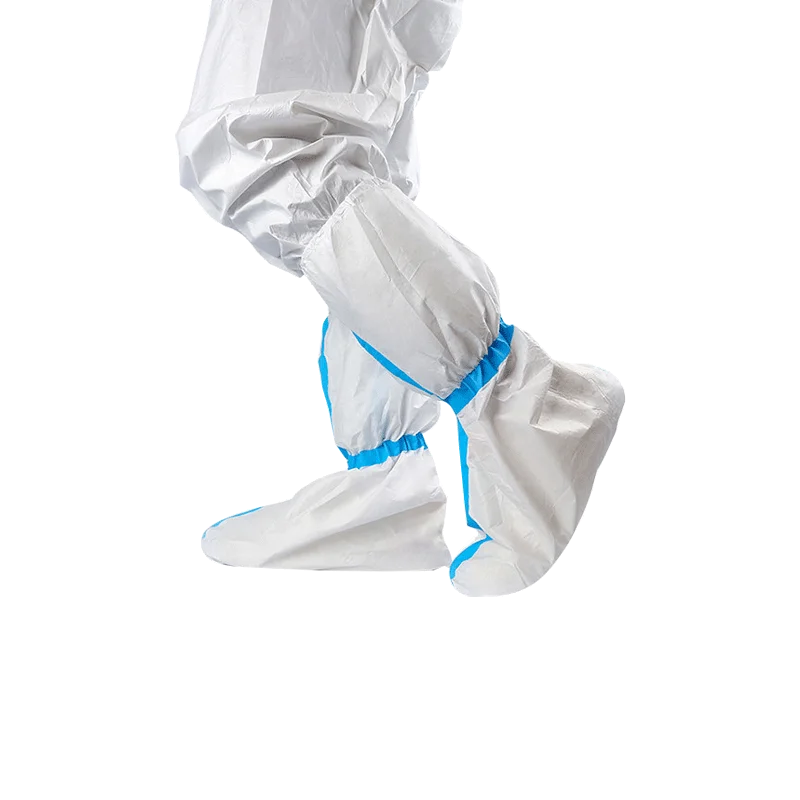 3Q Factory Wholesale Custom Non Woven Fabric Cleanroom Wear Over Shoes Foot Protective Anti Dust Disposable Boot Covers