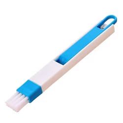 Multipurpose Window Door Keyboard Cleaning Brush Cleaner+Dustpan 2 In 1 Tool Black Blue Color Window Brush