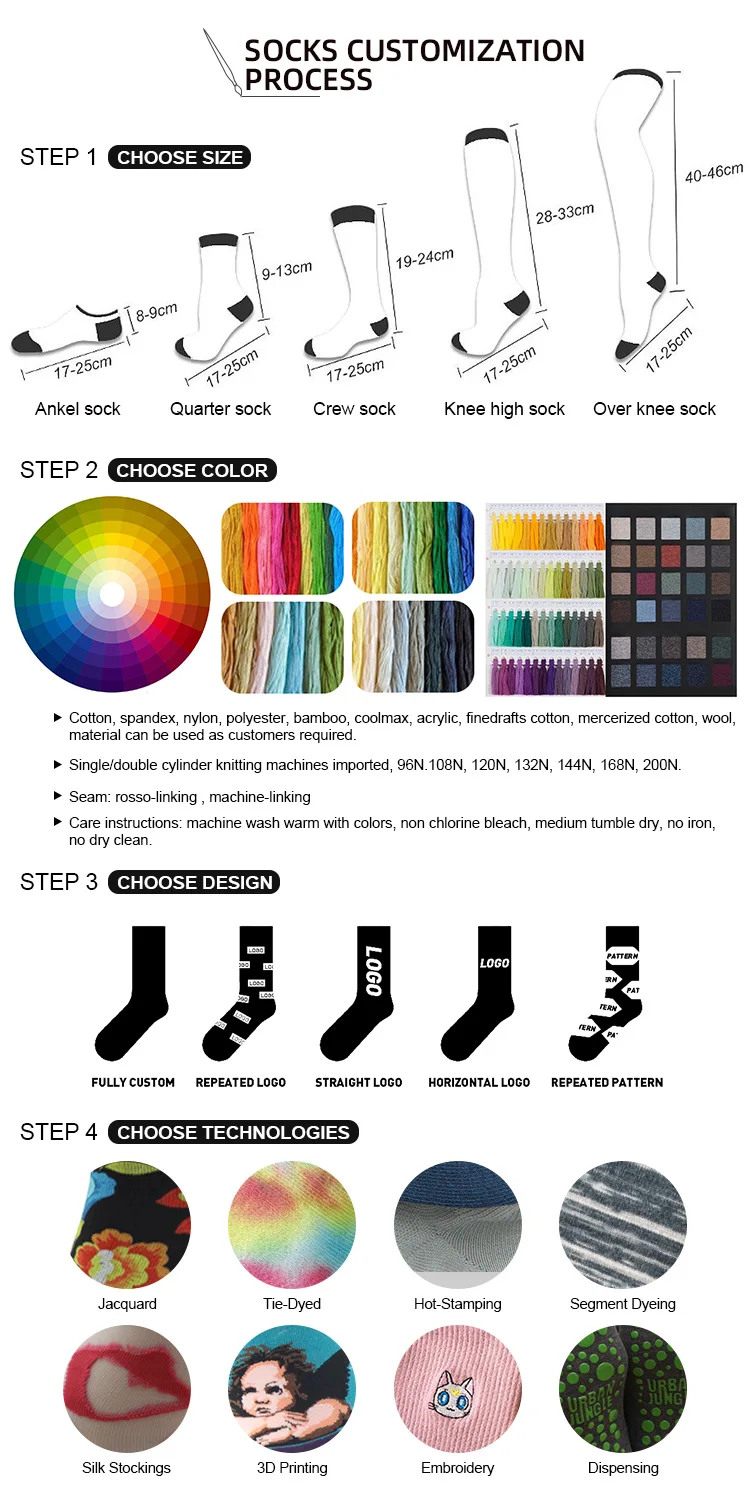 Japanese College Style Bow Knot Floral Pattern Medium Length Socks 17