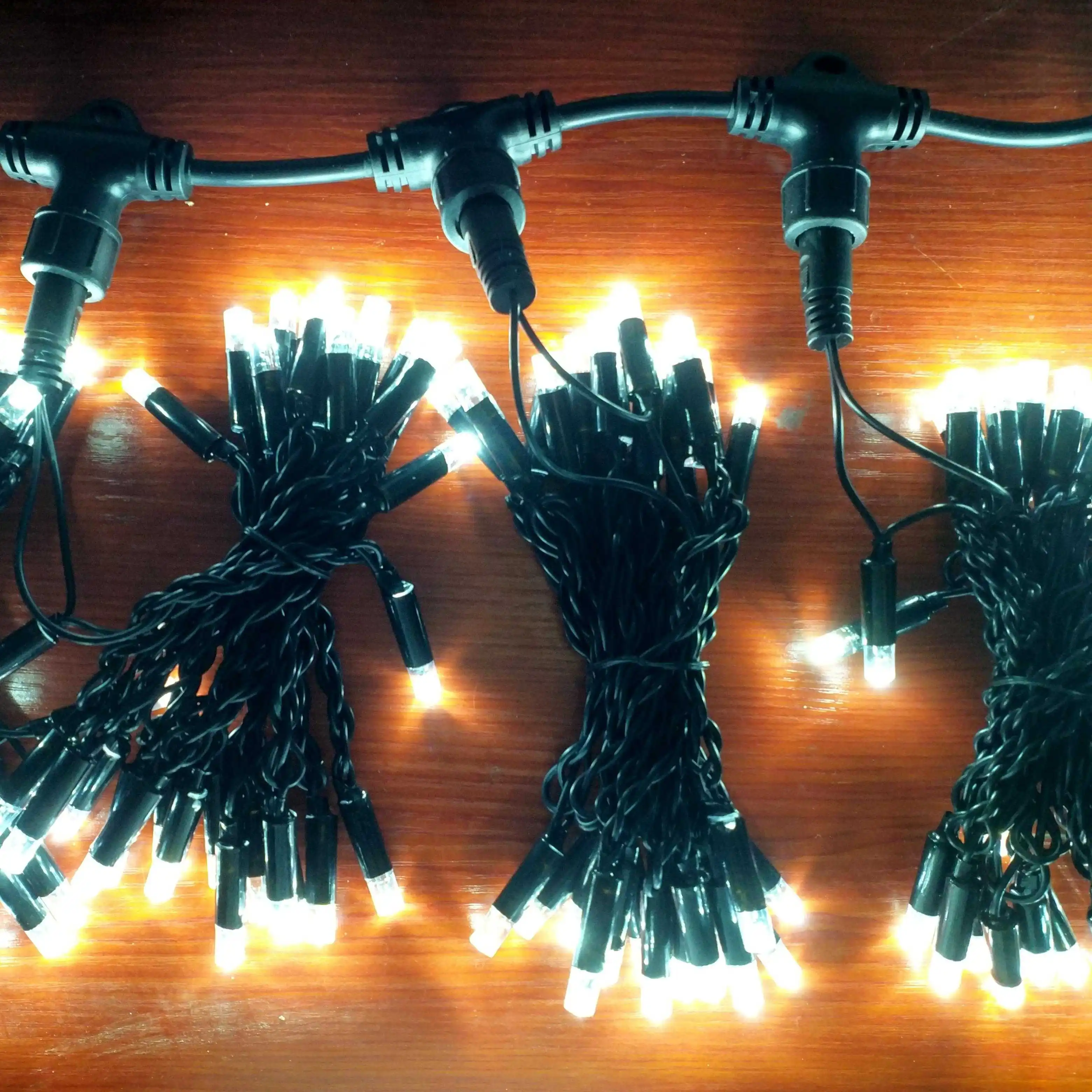 led curtain waterfall light 3*3 meters 300 lights Christmas day full of stars window decoration light string manufacturers