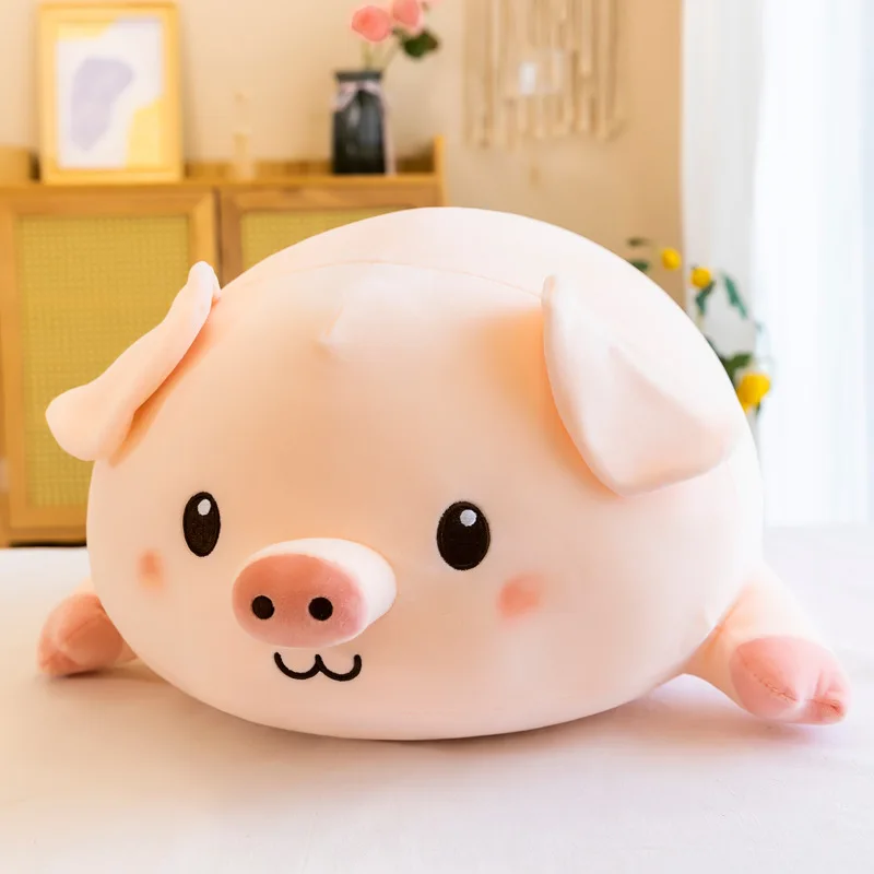 Pig plush doll Internet celebrity products Pig doll headboard cushion comfort pillow children play