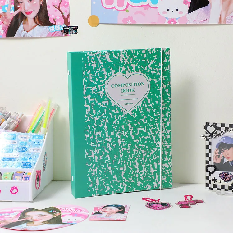 Hot Sale New Korean version a 5 six-hole binder girls Kpop students photo album Star Card Collection book