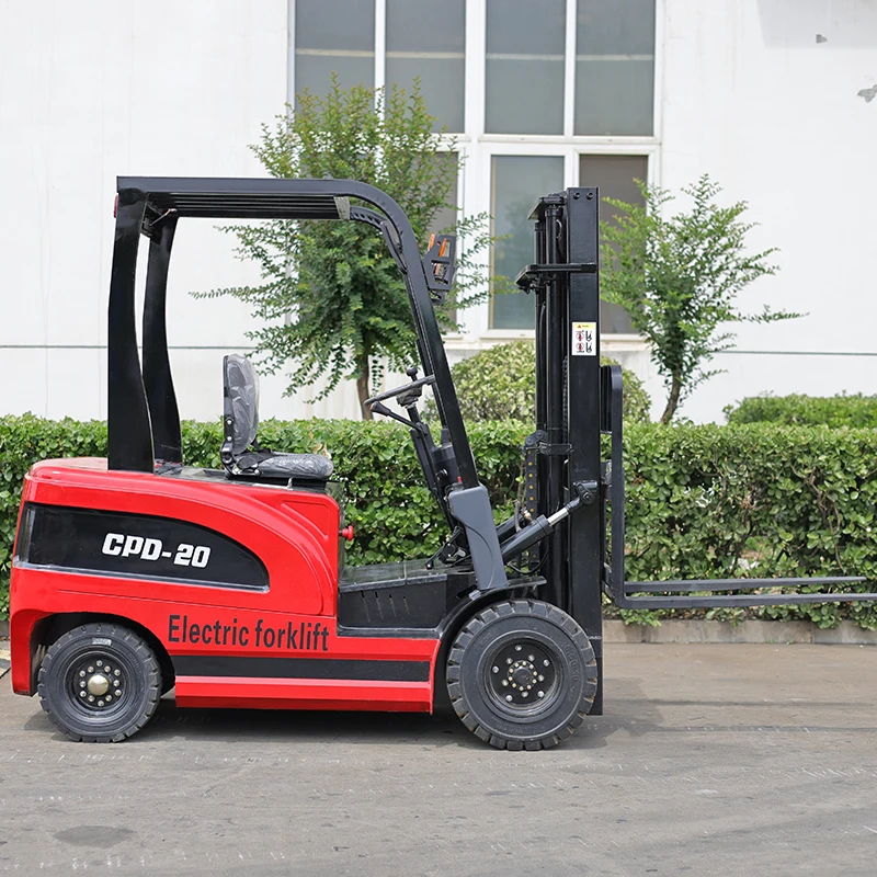 Economic electric fork lifts 1000kg 1500kg full electrical pallet stacker forklift with battery charger
