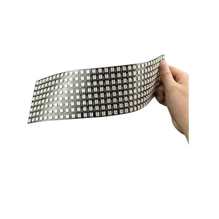 8*32 Flexible LED Matrix Flex LED Strips ROHS ce 256 Matrix - WS2812B sk6812 16x16pixel