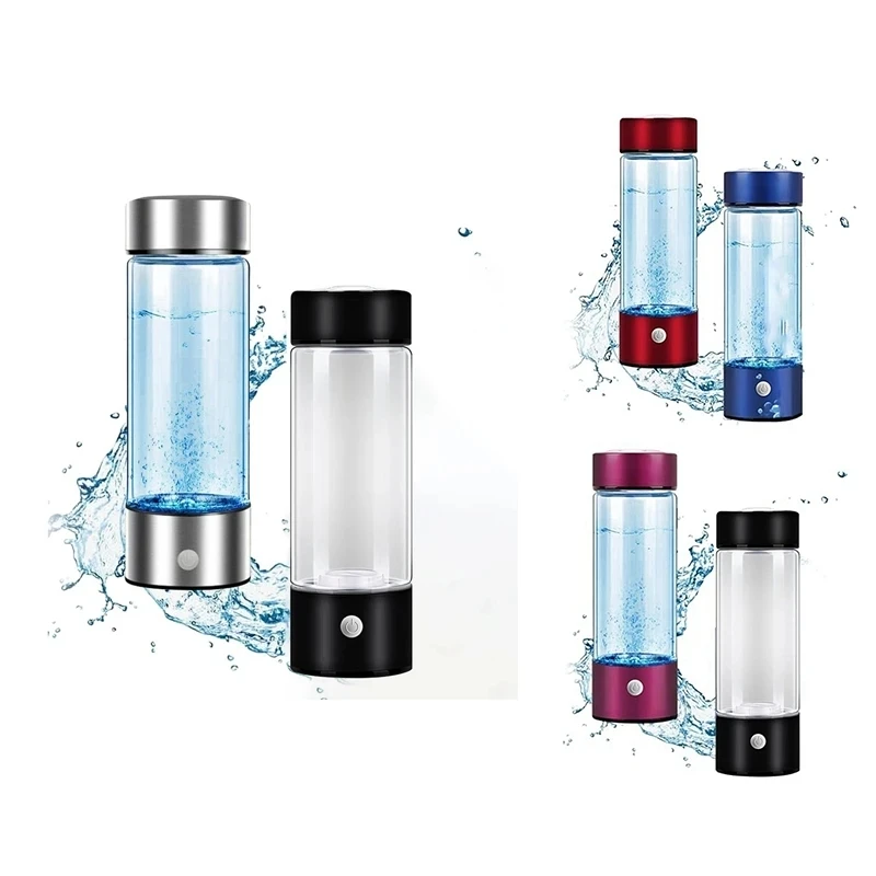 Rich Hydrogen Oxygen Water Cup H2 Inhalation Device Water Bottle SPE PEM Dual Chamber Maker Healthcare Water Cup