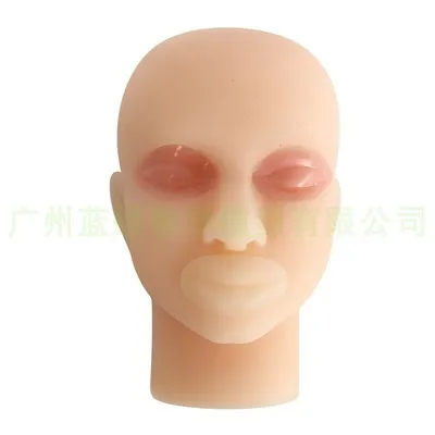 double-fold eyelids silicone human head model Facial nerve vessels simulation Facial beauty Injection suture model