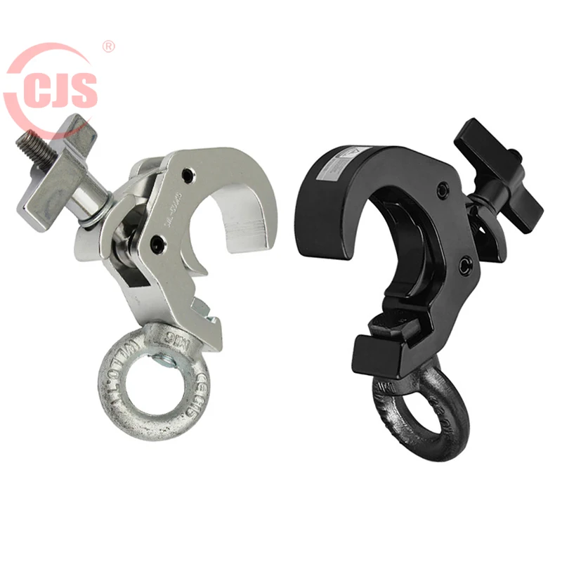 CJS5005C(500) Tube 48-51mm Load 500kg Aluminum Stage Lighting Truss Display System Accessories Coupler Pipe Truss Clamp Hook