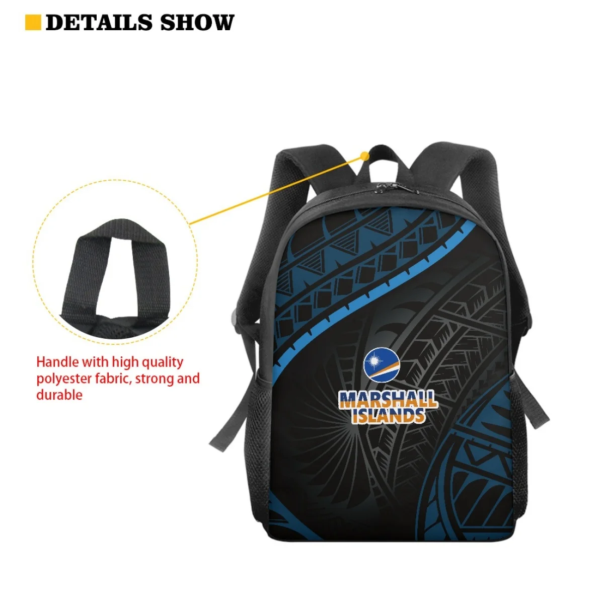 Custom Wholesale Marshall Logo Design Good Quality School Backpacks 2023 for Teenager Boy Girl Nylon Laptop Backpack School Bags