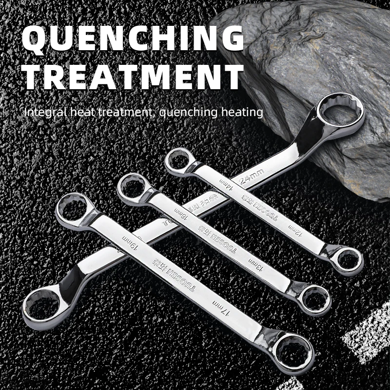 Factory Outlet Auto Repair Hardware Tool 45 Steel Torx Wrench Manual Mirror Glasses Ratchet Wrench in Box Pair Torx Wrench