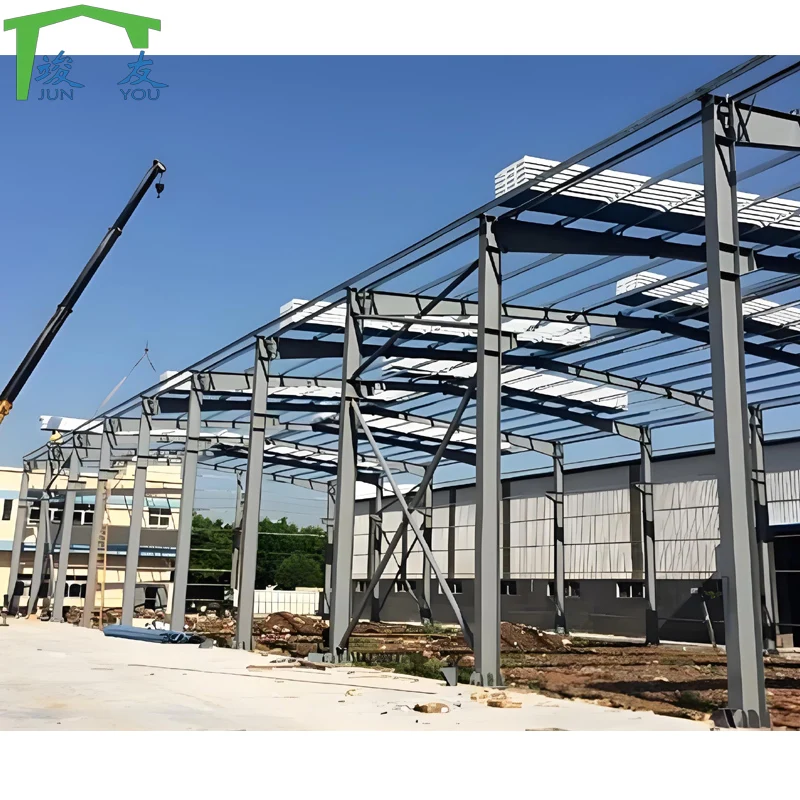 Industrial shed design prefabricated warehouse building large span steel structure workshop storage shed steel frame warehouse