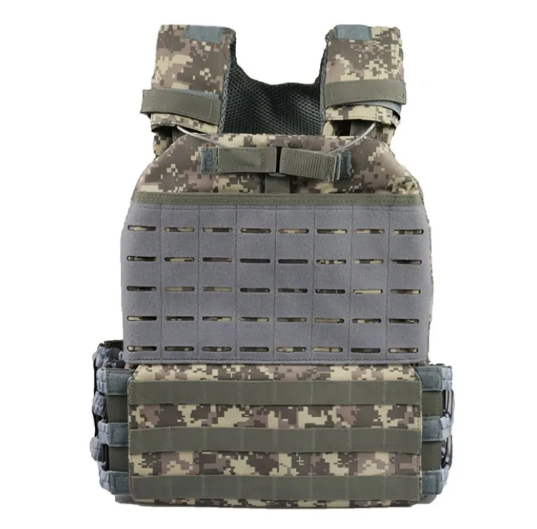 Tactical Vest Molle Cut Plate Carrier Quick Detach Adjustable Vest Outdoor Hunting CS Game MODULAR Vest