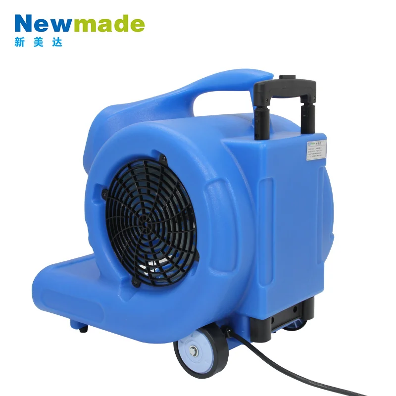 Long-lasting  blower Digital panel powerful 3 speed blower floor dryer cold fan grip handle and wheels