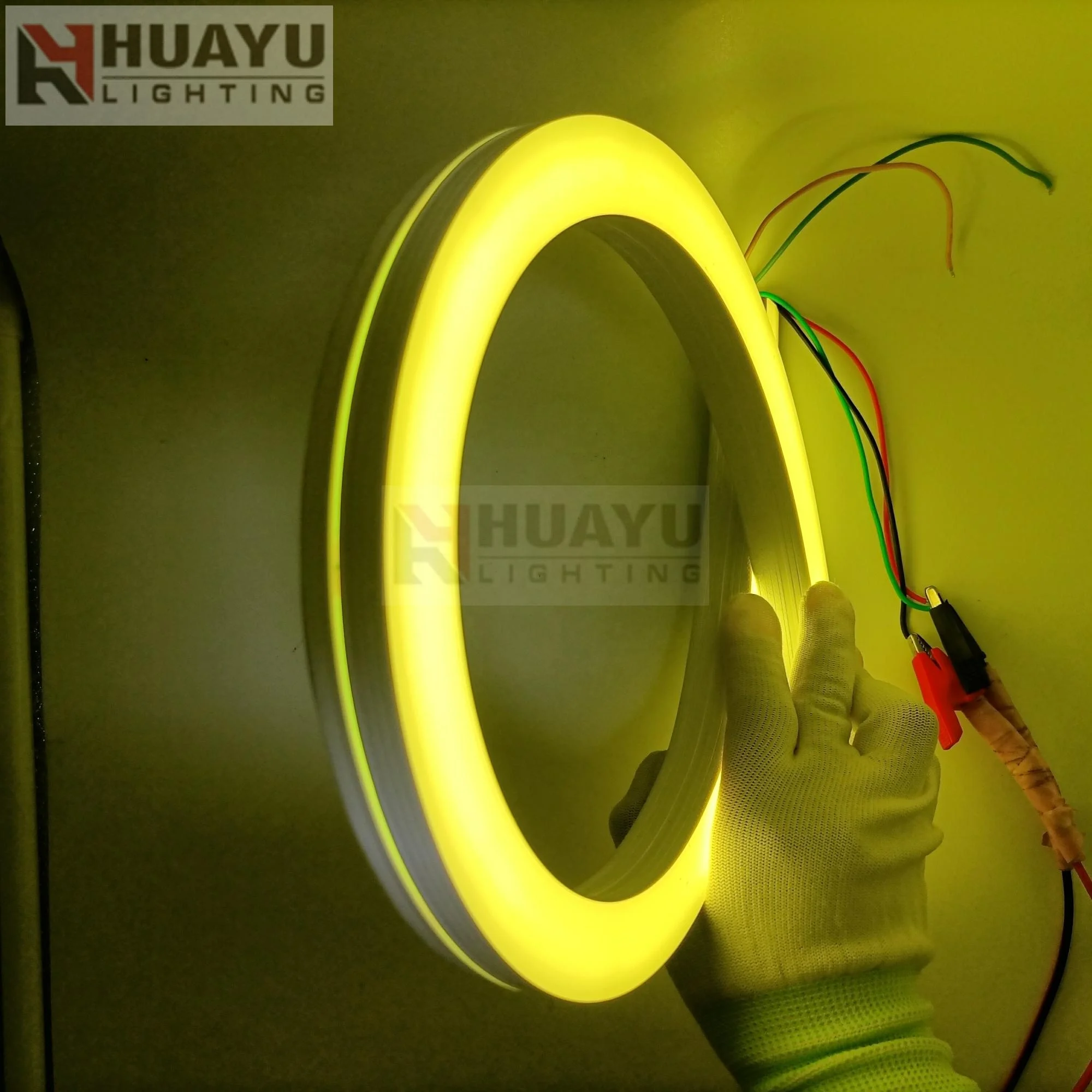 Constant Voltage 12v 24vdc neon sign IP67 high bright 2835 neon led strip lights size 20*20mm for ceiling/room decoration