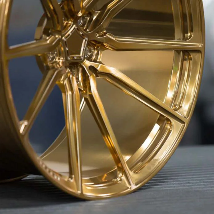 20x9 ET25 20x10.5 ET38 PCD 5x120 CB72.6 Glossy Gold Color Alloy Wheels Rims