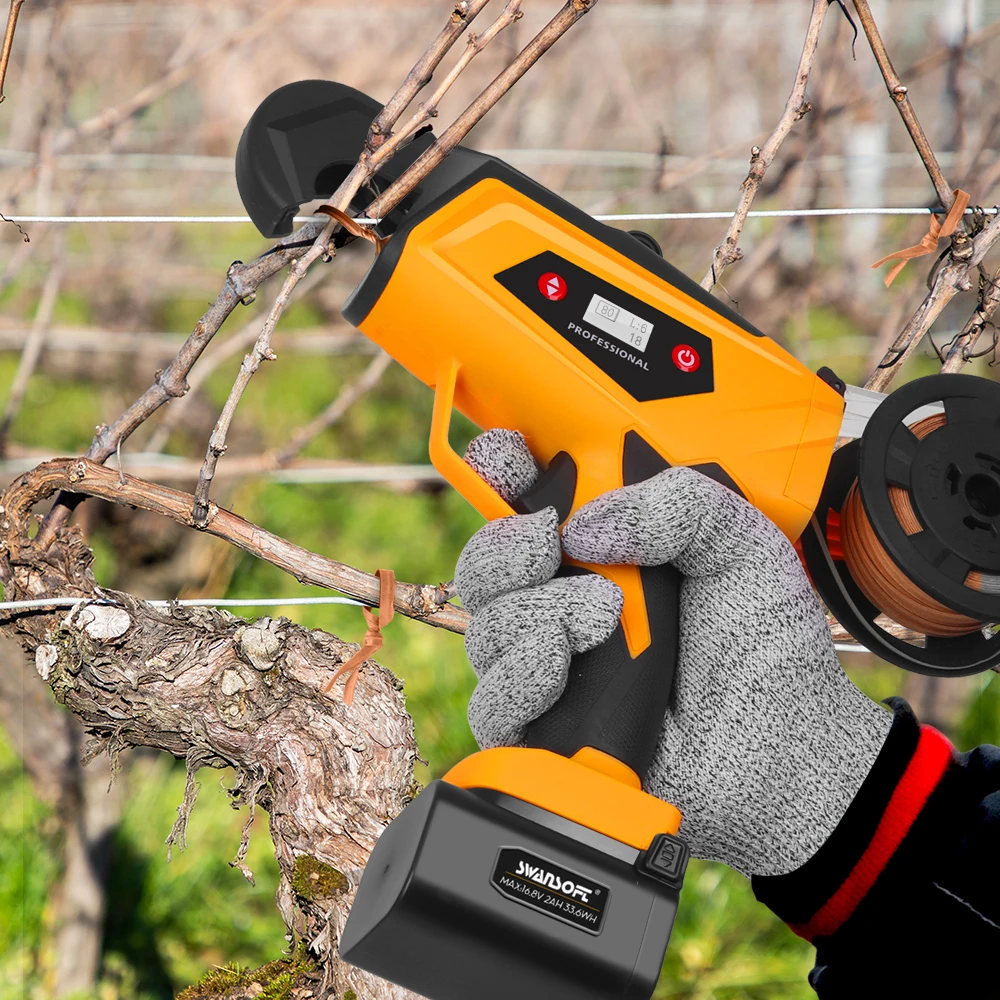 Branch tying machine Portable Automatic Electric Plant Vine Knot Knotting Machine Agricultural Grape Vine Branch Tying Machine