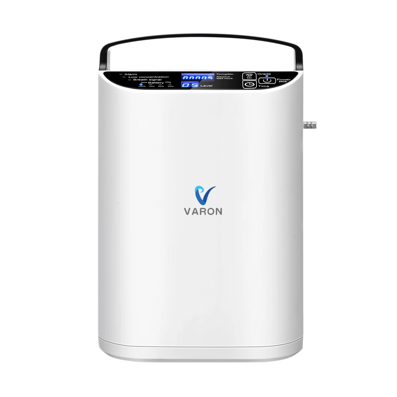 Varon Newest Portable Mini pulse flow Oxygen Concentrator with 93% Concentration Flow with Battery