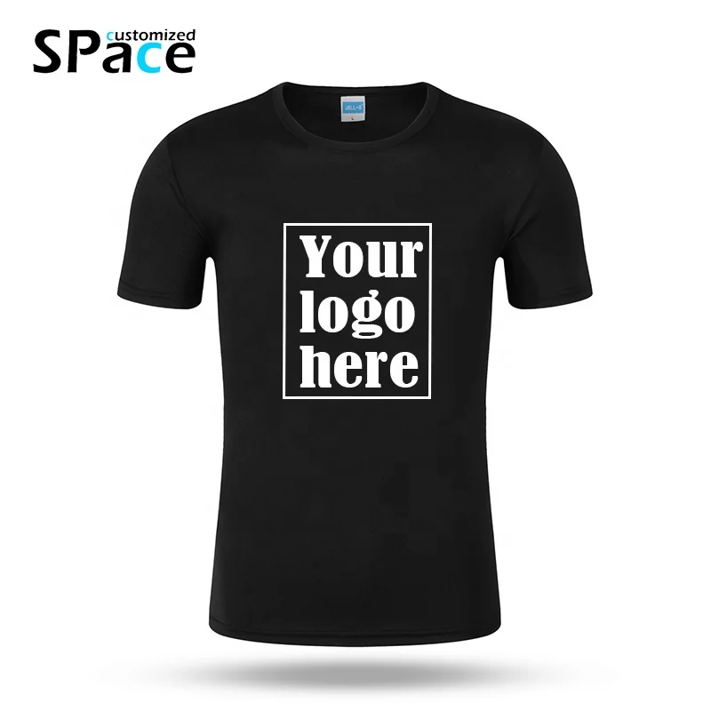 Best Selling Men T Shirts custom logo Marathon Fast-Dry T-Shirt NO Brand 2019 Male Short Sleeve Cool T-Shirts Designs QUICK DRY