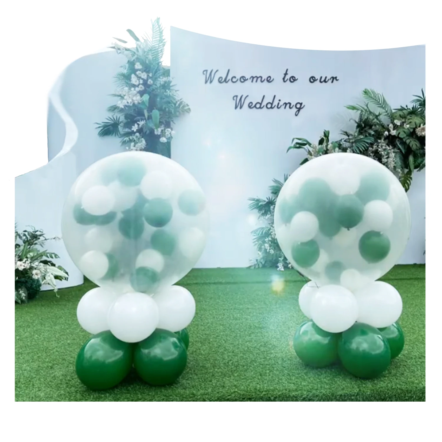 36inch thickened large ornamental balloon custom ground popping balloon Cues Remote Control Bursting Balloon Exploder Kit