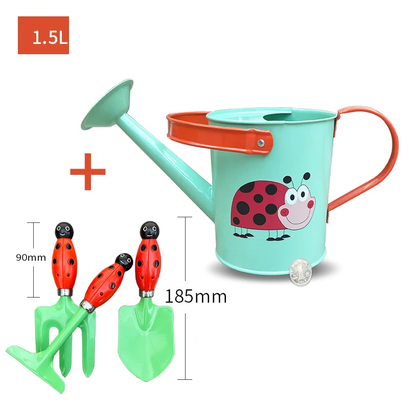 Green powder Coated Galvanized, Water Can Simple Plain Wholesale Water Can Garden Ware Classic Stylish Luxury Watering Can/