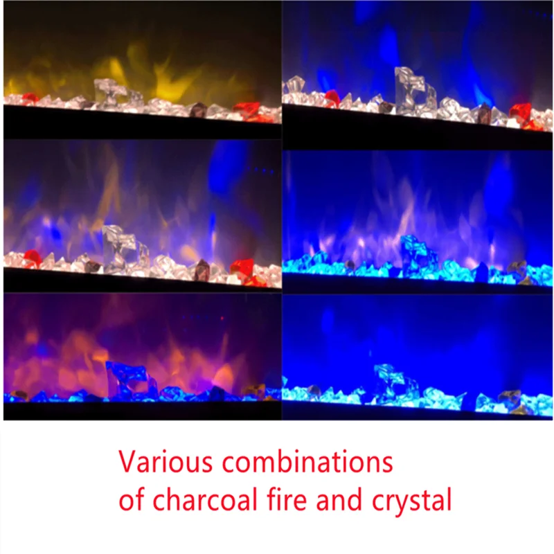 High quality simulated flame fireplace custom wall-mounted fireplace