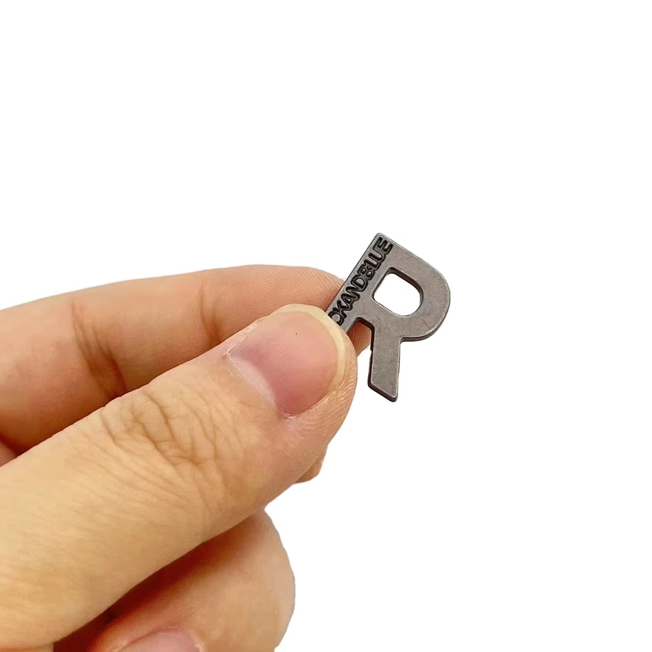 Customized Hardware Embossed Metal Tag With Brand Logo Tags Metal Clothing Labels For Clothing