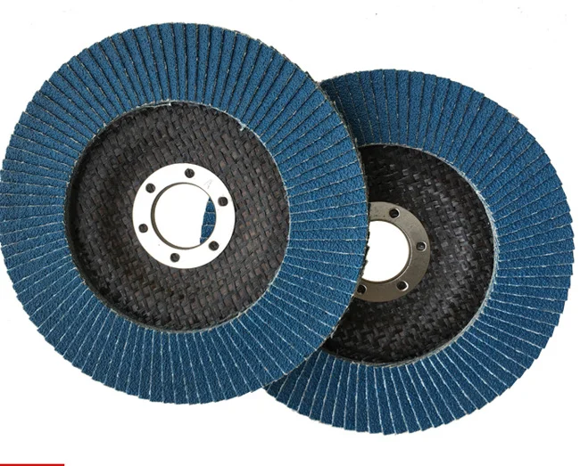 115 mm blue Zirconia Flap Disc Abrasive Flap Disk With Fiberglass Backing