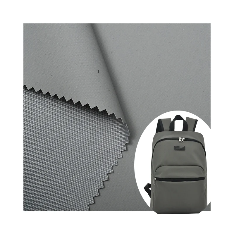 Manufacture Provide Waterproof Material Factory 600d Grey Oxford Mylar Polyester Fabric