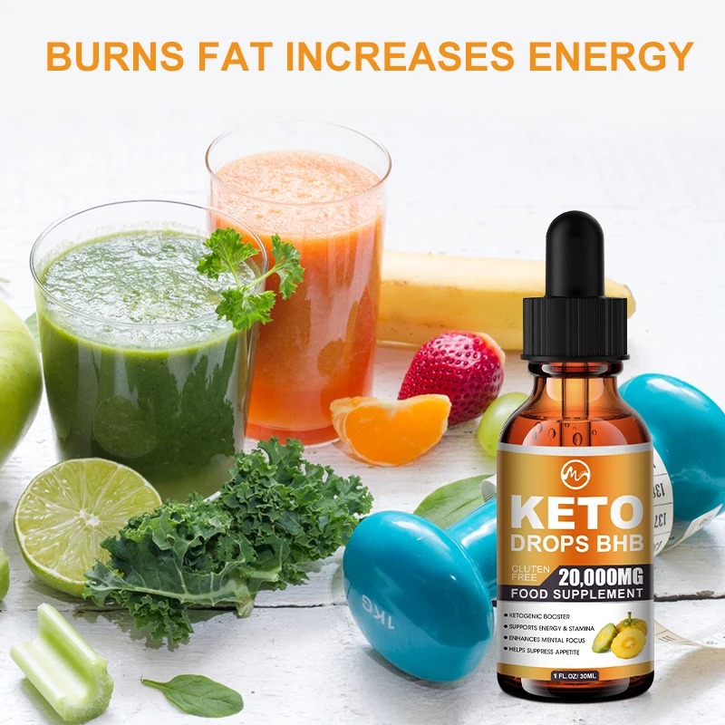 50ml Ketone Appetite Suppressant Weight Loss Products Pure Fat Burning Promotes Skinny  BHB Keto Drops