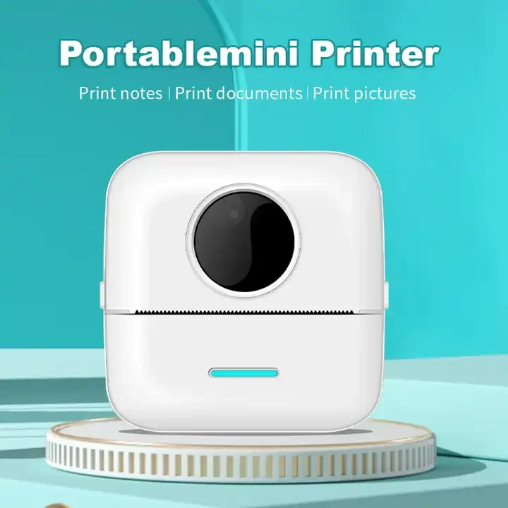 X5 Mini thermal printer portable printer for office study office label printer Compatible with Phone PC 200DPI